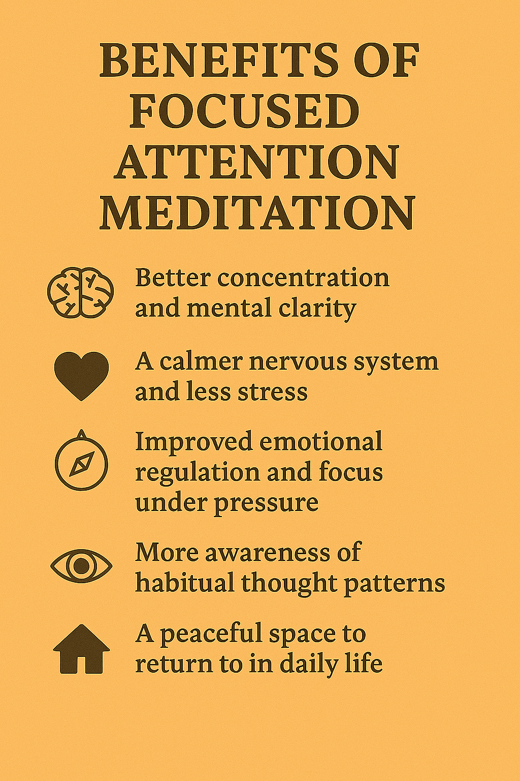 Benefits of Focused Meditation